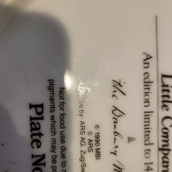 Vintage M.J. Hummel little musicians plate - Picture 6 of 6